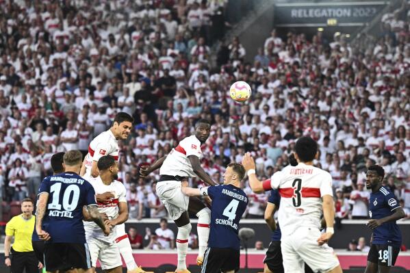 Stuttgart beats Hamburg 3 0 in 1st leg of Bundesliga playoff AP News